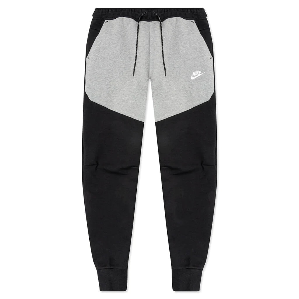 NIKE TECH FLEECE JOGGERS - BLACK & GREY