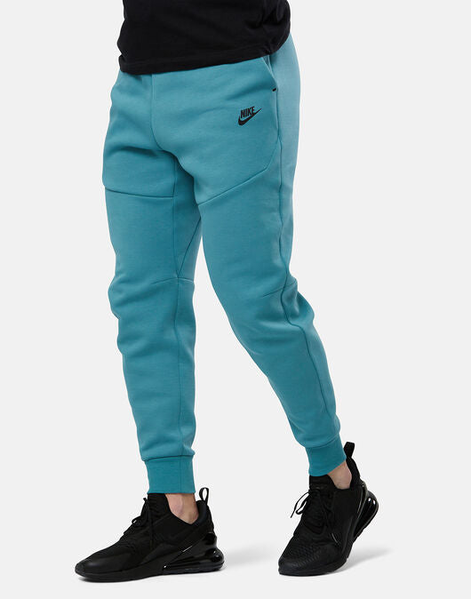 NIKE TECH FLEECE JOGGERS - TEAL GREEN