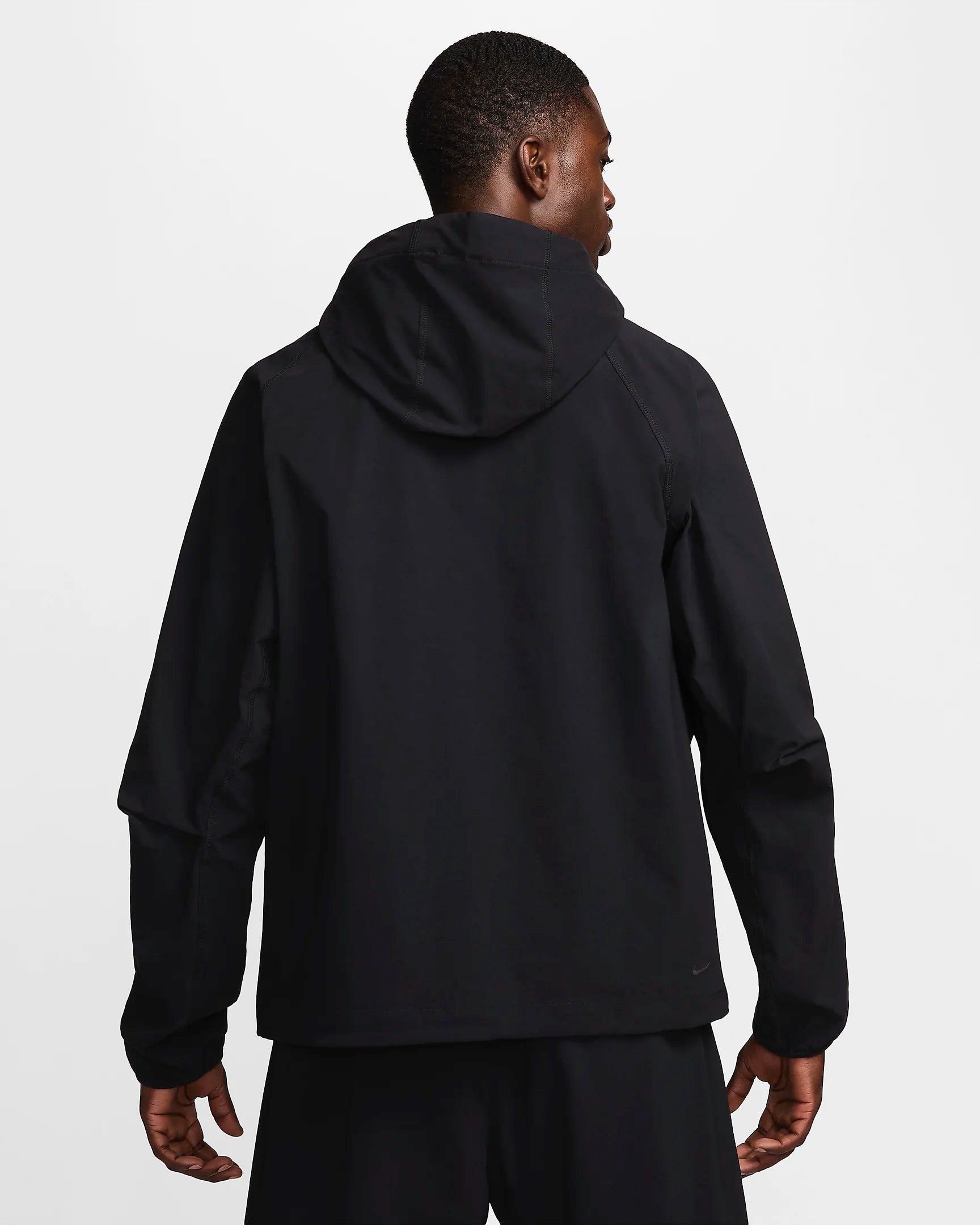 NIKE TECH FLEECE HOODIE - BLACK ׁׂׂׂׂׂׂׂׂׂׂׂׂׂׂ(WOVEN)