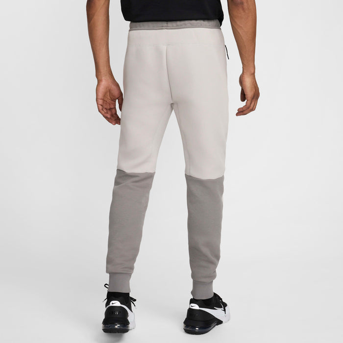 NIKE TECH FLEECE JOGGERS - GREY & WHITE  (NEW SEASON)