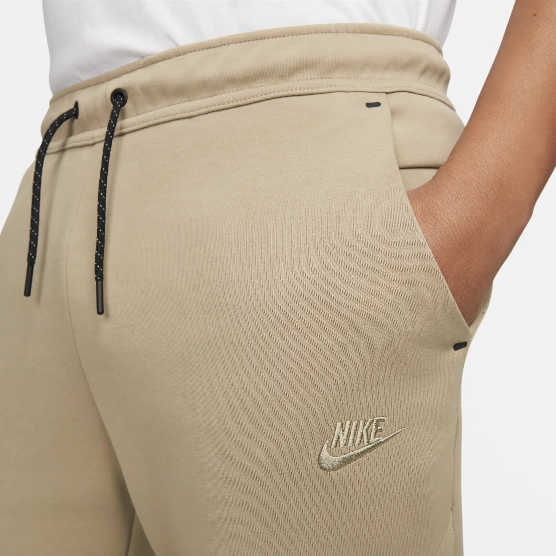 NIKE TECH FLEECE JOGGERS - GRAPHIC BROWN