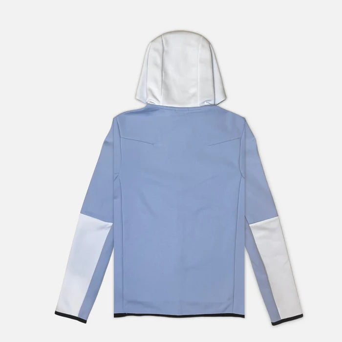 NIKE TECH FLEECE HOODIE - COBALT BLUE/GREY/LEMON