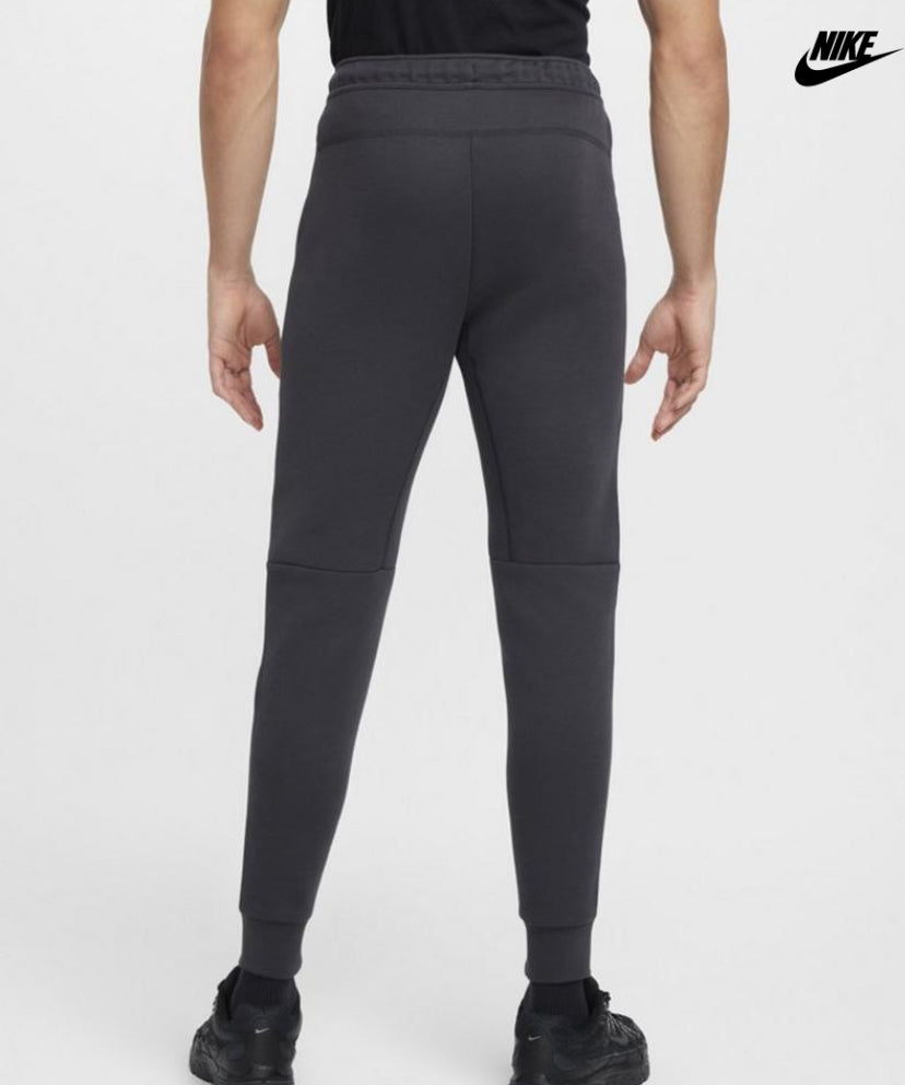 NIKE TECH FLEECE JOGGER - GREY & SAFETY ORANGE (Reflective)