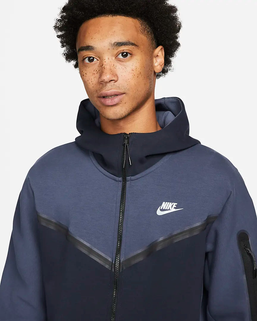 NIKE TECH FLEECE HOODIE - THUNDER BLUE